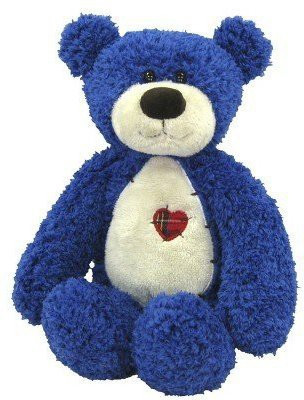 

First & Main 12" Blue Tender Teddy Teddy Bear(Blue)