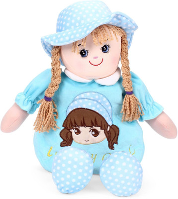 

Starwalk Lovely Girl Plush Doll Toy Bag Blue colour 50 cm - 50 cm(Blue)