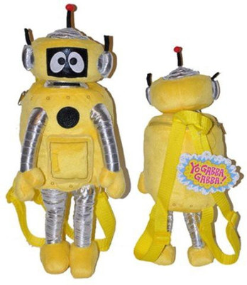 Yo Gabba Gabba Plex Plush Backpack(Yellow)