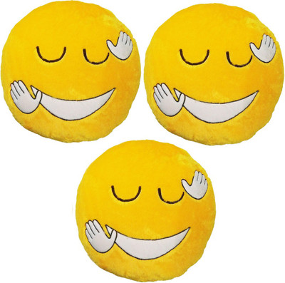 

Golddust VKI3xA Smiley Emoticon Decorative Cushion - 15 inch(Multicolor)