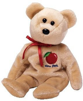

ty Beanie Ba Big Apple The Bear (Show Exclusive) - 9.06 inch(Brown)