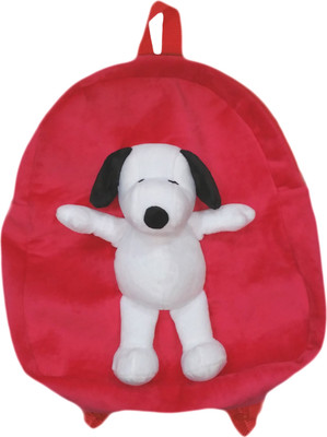 

Soft Buddies Special Snoopy Cartoon Character Bag for kids - 11 inch(Red, White)