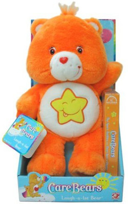 

Play Along Care Bears Laughalot Bear With Vhs Movie - 13.77 inch(Orange)