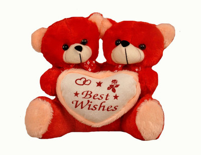 

Riya Enterprises Sweet Pair Fur - 24 cm(Red)