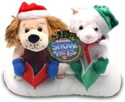 BEVERLY HILLS TEDDY BEARS Singing Snow Pets(White)