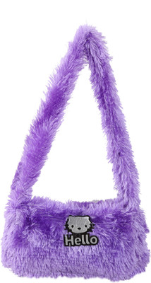 

Archiecs Purple Plush One Sided Purse - 7 cm(Purple)