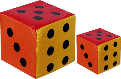 

Atpata Funky Big and Small Dice (Pack of 2) - 8 inch(Multicolor)
