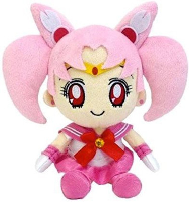

Sailor Moon Bandai Mini Plush Doll Cushion 2 Sailor Chibi Moon(Pink)