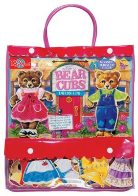 

T.S. Shure Bear Cubs Wooden Magnetic Dressups(Pink)
