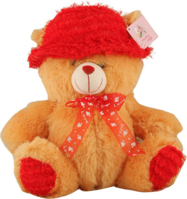 

Touchy Toys Teddy - 12 Inch(Brown, Red)