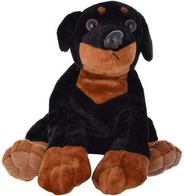 

Twisha Dog Big Eyes Lying Black Music - 17 inch(Black)