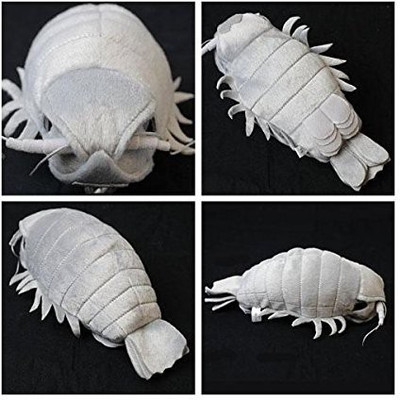 

TSTADVANCE Giant Isopod Realistic Plush Doll (M Size) - 17 inch(White)