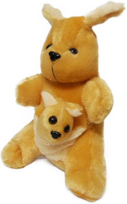 

Now-N-New Kangaroo with Baby Kangaroo - 30 cm(Brown)