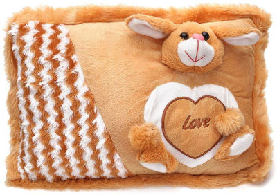 

Tickles Cute Rabbit Cushion - 35 cm(Brown)