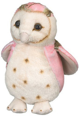 

Wildlife Artists Pink Owl Bird Plush Animal 6 Inch Camo Wild(White)