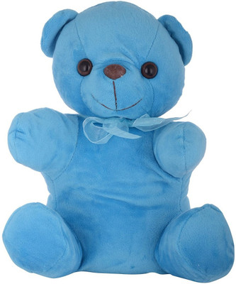 Twisha Bear Sitting Blue Medium 12 x 14 x 25 Cms - 25 cm(Multicolor)