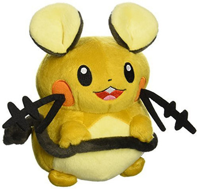 Takara Tomy New Pokemon N05 X And Y Dedenne 7" Plush Doll(Yellow)