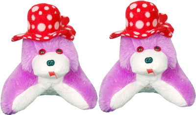 

Ktkashish Toys Purple Cloth Stuffed Animal (Set Of 2) - 10 inch(Purple)