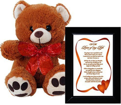 

Poetry Gifts I Love You Christmas Or Valentine'S Gift(Brown)