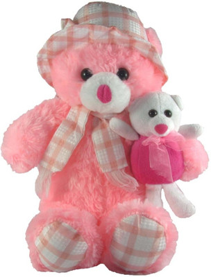 

Tickles Teddy with Kid - 45 cm(Pink)