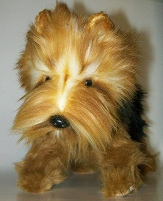 

Hansa Yorkshire Terrier Small Plush Dog 10" L(Brown)