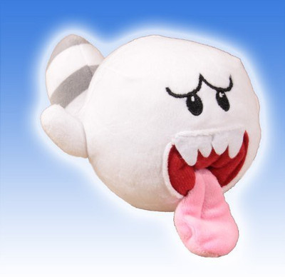 

Super Mario Brothers Super Mario Brothers 6.5" Boo Ghost Tanooki Plush Doll - 25 inch(Multicolor)