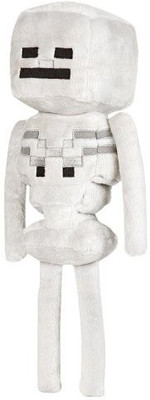 

Jinx Minecraft 12" Medium Skeleton Plush(White)