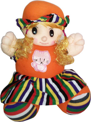 

Riya Enterprises Simar Doll-3 - 34 cm(Orange)