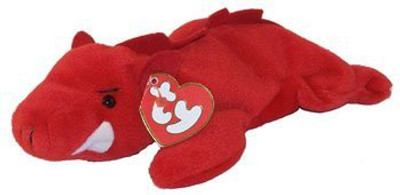 

ty Beanie Ba Grunt The Razorback (4Th Gen Hang Tag)(Red)