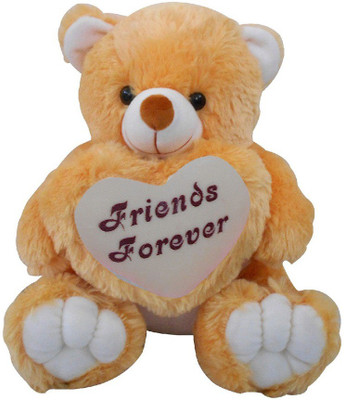 

Saugat Traders Friends Forever Teddy Bear - 40 cm(Brown, White)