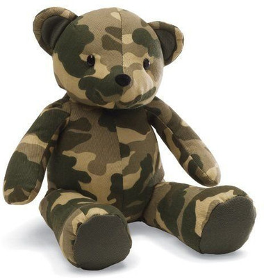 Gund Greetings My Hero Wears Camo Green - 8 inch(Green)