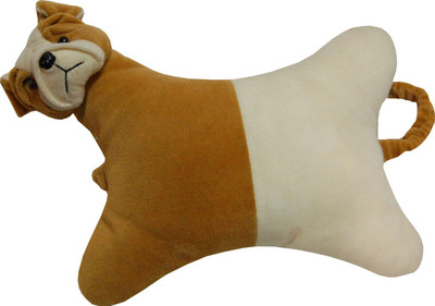 

Surbhi Neck Rest Dog Toy - 7 cm(Brown, White)