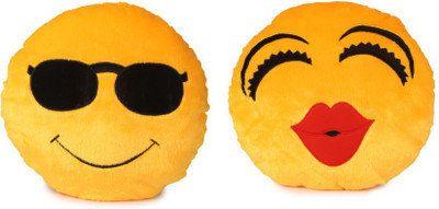 

Dream Deals Cool dude & Lovely kiss smiley- 35 Cm - 35 cm(yellow)