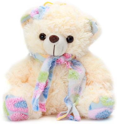

Tickles Mufler Teddy bear - 12 inch(White)