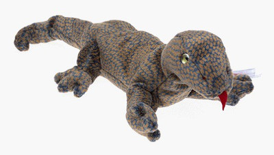 

TY Beanie Babies Scaly The Lizard(Grey)
