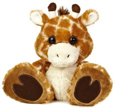 Aurora World Taddle Toes Safari Giraffe Plush10" Tall(Brown)