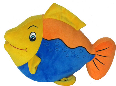 

Soft Buddies Fish Orange & Blue - 13 inch(Multicolor)