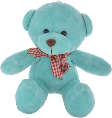 

Twisha Bear Checks Ribbon Light Blue - 8 inch(Blue)