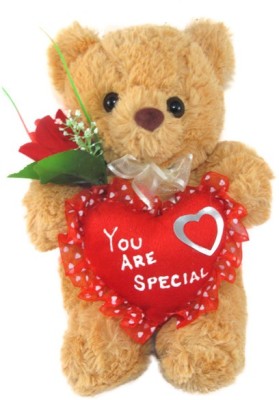 Tickles Teddy With You Are Special Heart  - 30 cm(Brown)