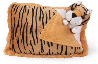 

Tickles Tiger Cushion - 35 cm(Brown)
