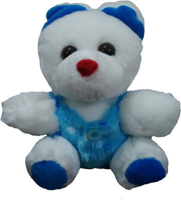 

Ekku Cute Teddy - 7 inch(White, Blue), Blue;white
