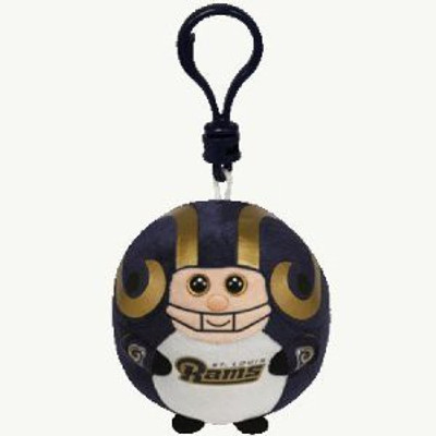TY Beanie Babies St Louis Rams Clip(Brown)