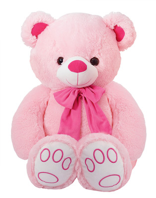 Dimpy Bear with Paws - 80 cm(Pink)