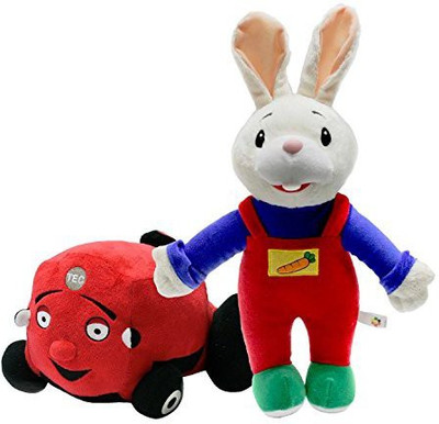 

Baby First Corporation Daily Deal Bafirsttv Plush Set Harry The Bunny And Tec - 9.5 inch(Red)