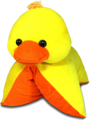 Tickles Convertible Duck Cushion 30 cm Yellow Tickles Soft Toys