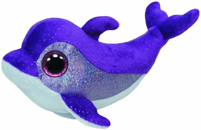 ty Flips - Dolphin Reg - 4.5 inch(Purple)