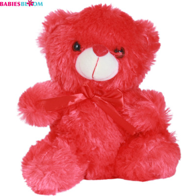

Babies Bloom Be My Valentine With A Red Ribbon Plush Stuffed Teddy Bear - 20 cm(Red)