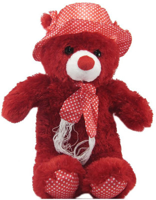 

Lata Valentine Red Cap Teddy - 48 cm(Red)
