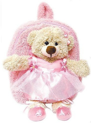 

PECO Pecoware / Best Buddy Backpack with Removable Plush - Ballerina Bear in Dress - 25 inch(Multicolor)