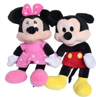 

Cuddles collections Mickey and minne combo - 22 cm(Multicolor)